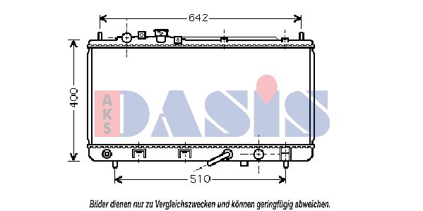 AKS DASIS Radiaator,mootorijahutus 110035N